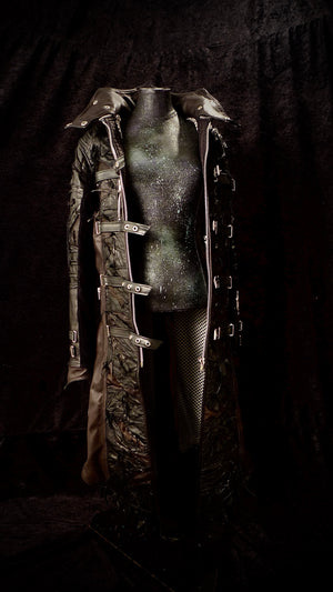 Cyberpunk Leather Trenchcoat