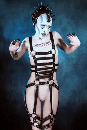 Rubber Fetish Kinky Onesie Harness