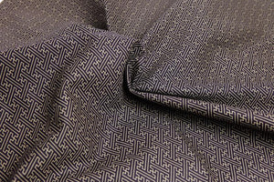 Inside fabric is a Sayagata pattern print. 